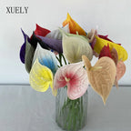 3D Printing Anthurium Artificial Flower – Wedding & Home Decor, 33cm Faux Palm