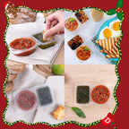 Reusable Double Compartment Snack & Condiment Container – Leak-Proof Plastic Storage Box