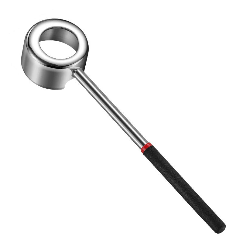 Coconut Opener Tool Set – Stainless Steel Coconut Cutter & Rubber Hammer, Safe & Easy to Use