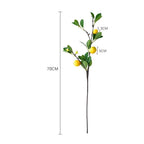Artificial Lemon Branch European Style Decor