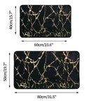 Modern Rectangle Washable Floor Mat – Non-Slip Bathroom, Bedroom & Living Room Rug