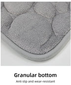 3-Piece Microfiber Bathroom Mat Set Non-Slip Absorbent Floor Rugs Soft and Comfortable