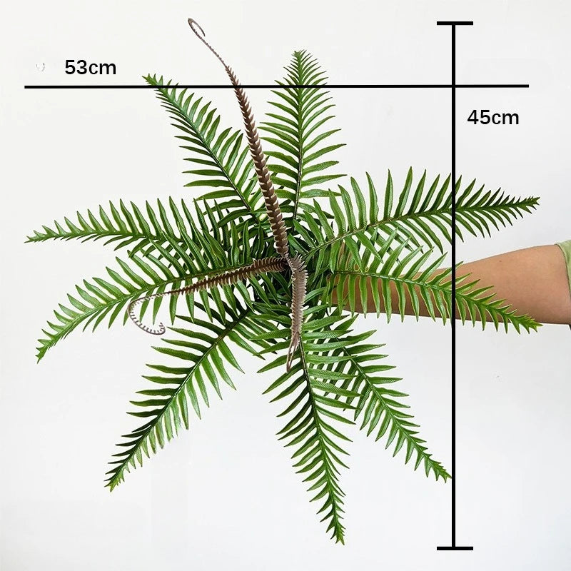 18 Leaves Artificial Boston Fern UV-Resistant Vine