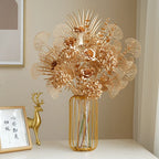 67–84cm Golden Artificial Leaf Branch Wedding & Home Decor