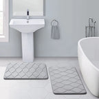 Homaxy Memory Foam Bath Mat – Soft Non-Slip Absorbent Bathroom Rug