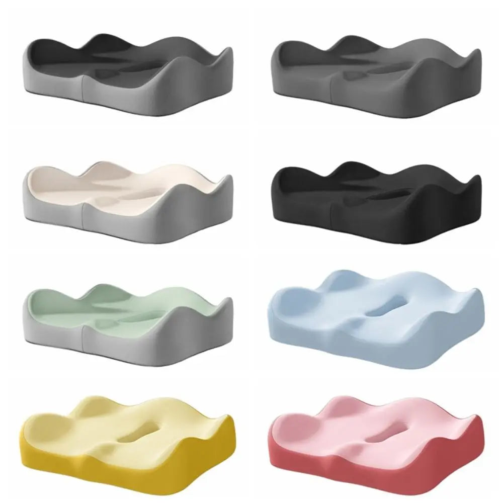Memory Foam Coccyx Cushion – Ergonomic Seat Pad for Comfortable Sitting