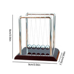 Newton Cradle Balance Steel Balls Physics Pendulum Desk Toy Stress Relief