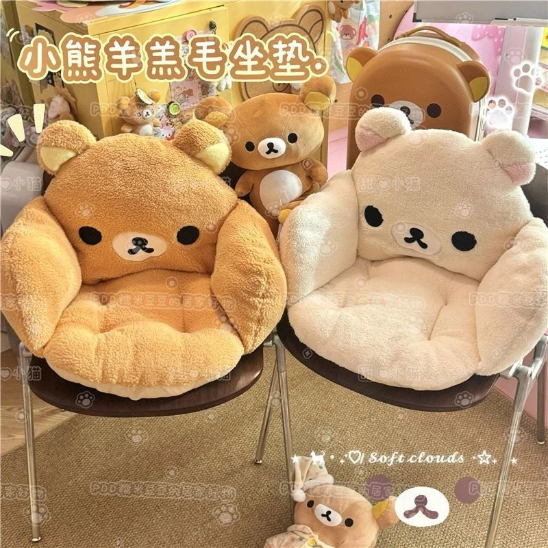 Breathable Cotton Seat Cushion Knitted Polyester Cover for Adults