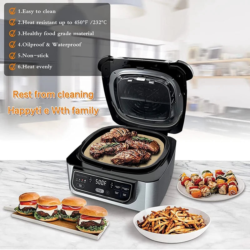Eco-Friendly Air Fryer & Steamer Paper – Non-Stick Cooking Liner