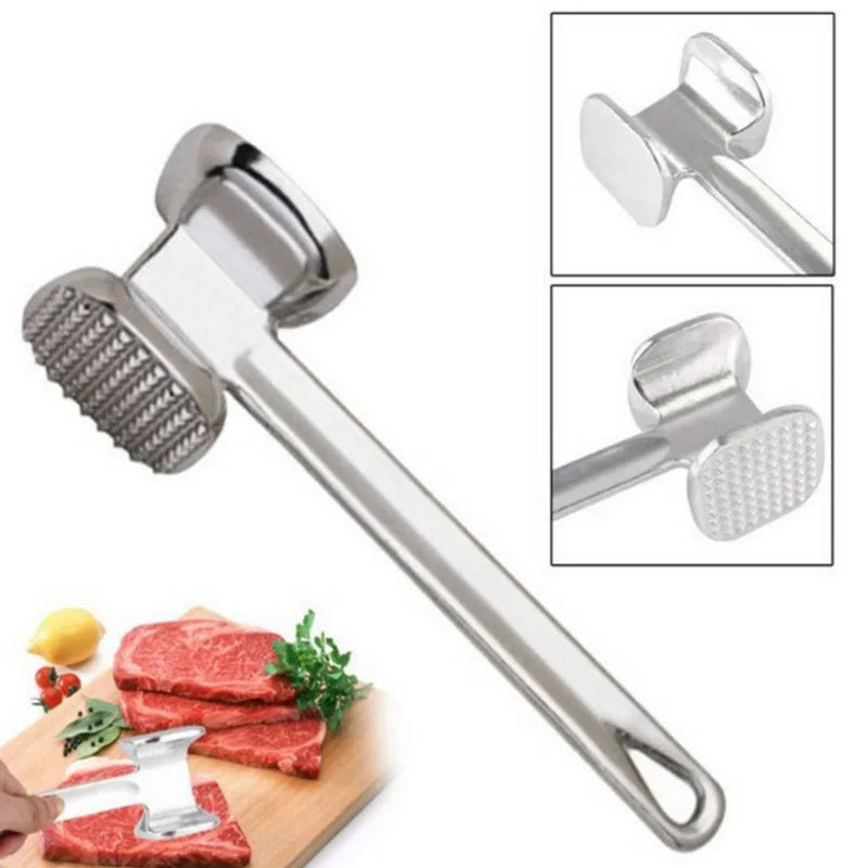 Aluminium Meat Tenderiser Hammer – Dual-Sided Meat Pounder