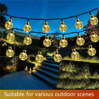 Solar LED Ball String Lights 5M IP65 Waterproof Holiday Decor