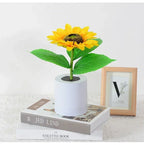 Sunflower LED Night Light – USB Warm Floral Bedside Lamp