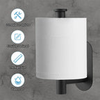 Adhesive Stainless Steel Toilet Paper Holder Wall-Mount Tissue Rack Bathroom Accessories