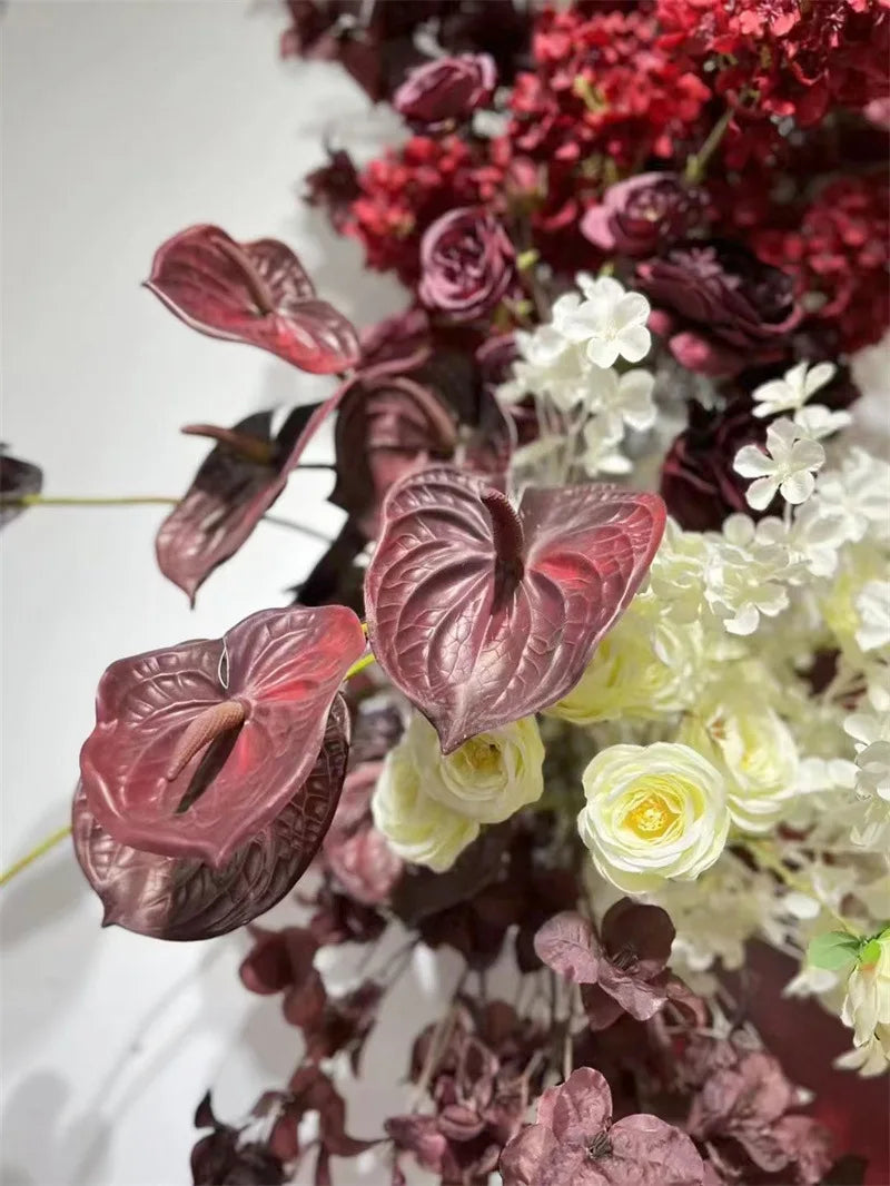 3D Printing Anthurium Artificial Flower – Wedding & Home Decor, 33cm Faux Palm