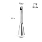 Choux Pastry Piping Nozzle – Stainless Steel Cream Puff & Éclair Tool