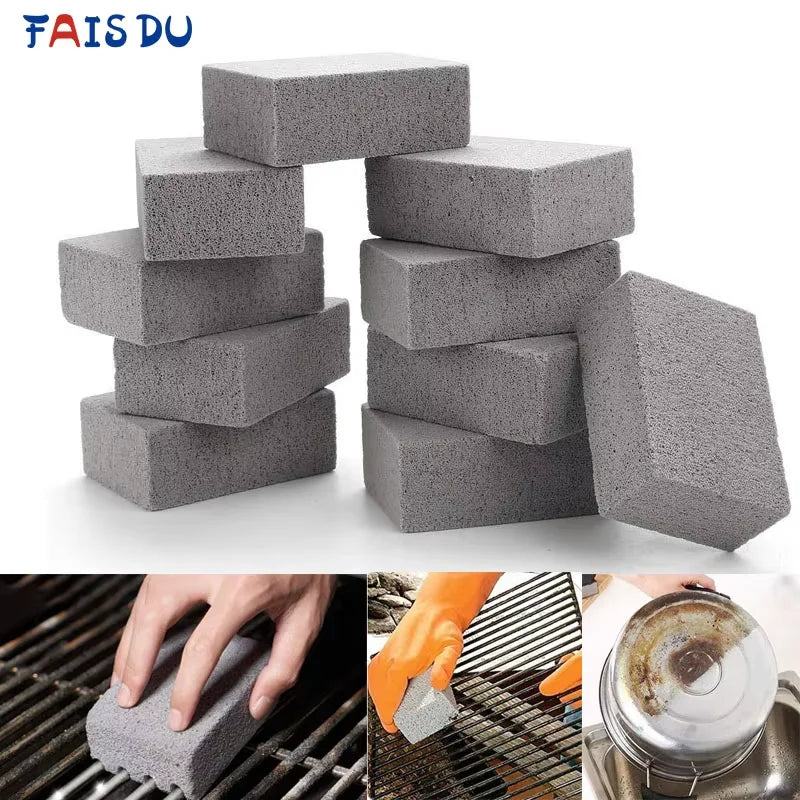 BBQ Grill Cleaning Brick Block – Eco-Friendly Grill Stone (2PCS Set)