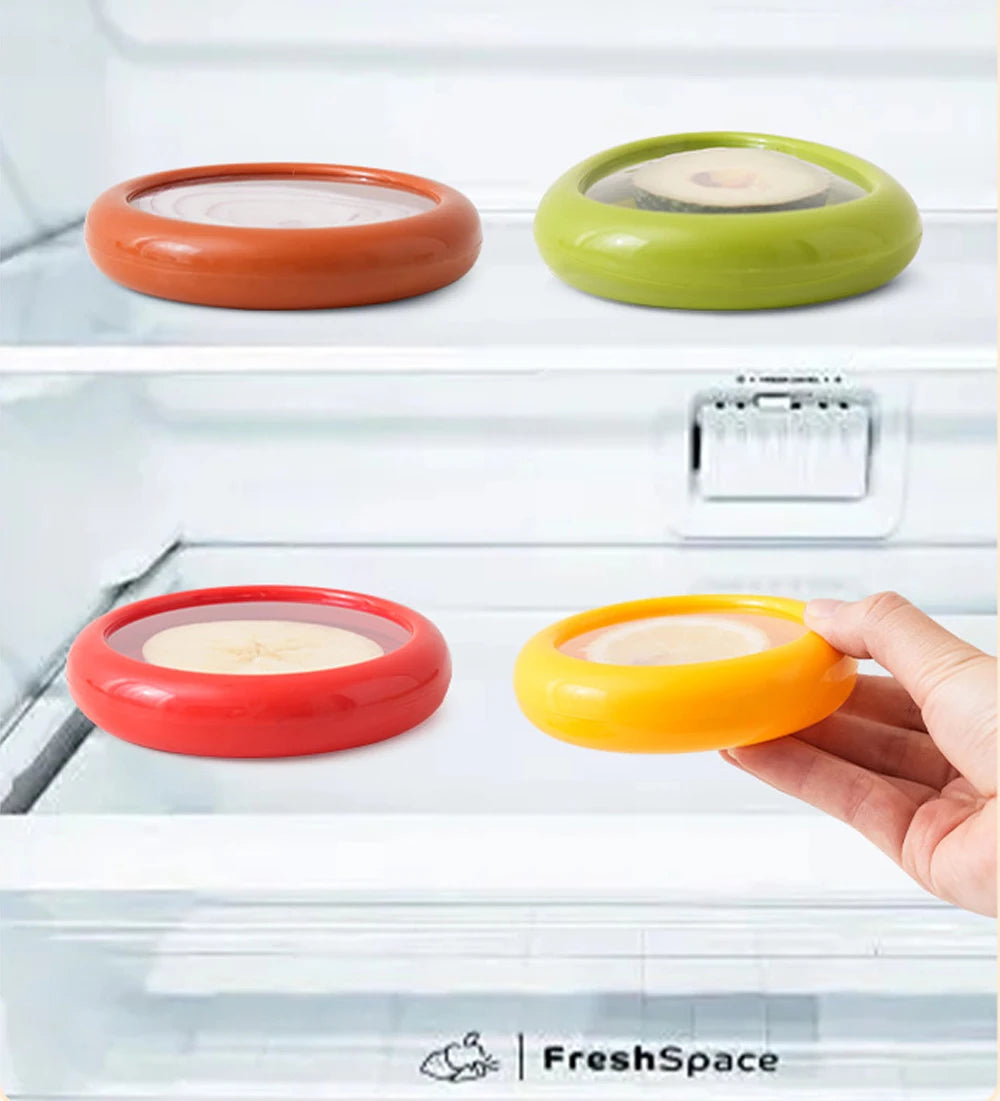 Pastoral Style Food Storage Crisper – Reusable Fresh-Keep Lids