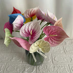 3D Printing Anthurium Artificial Flower – Wedding & Home Decor, 33cm Faux Palm
