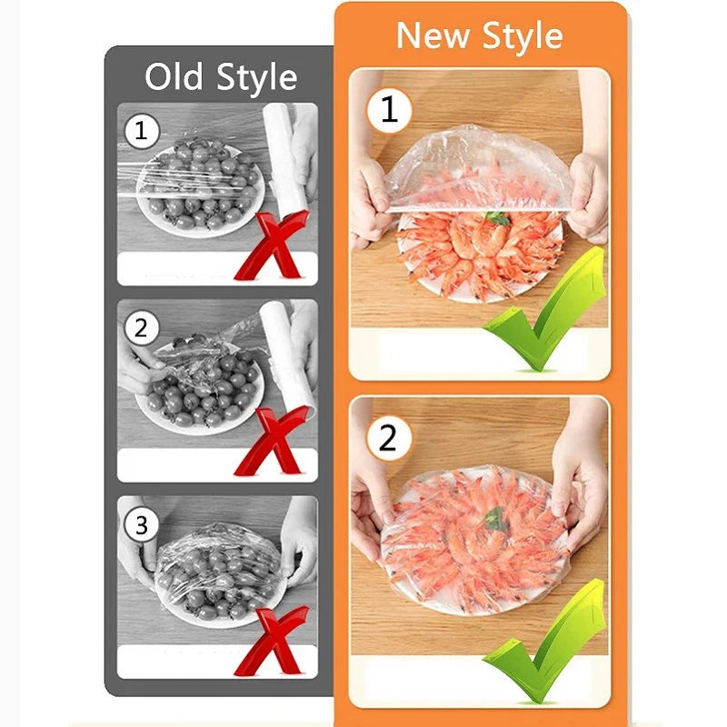 PE Vacuum-Sealed Bowl Covers – Food Freshness & Multi-Purpose Use