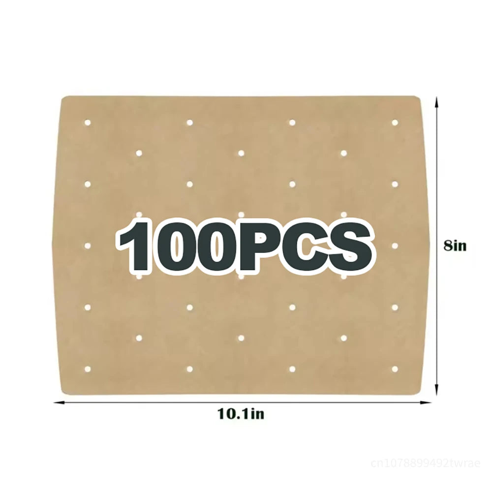 Eco-Friendly Air Fryer & Steamer Paper – Non-Stick Cooking Liner