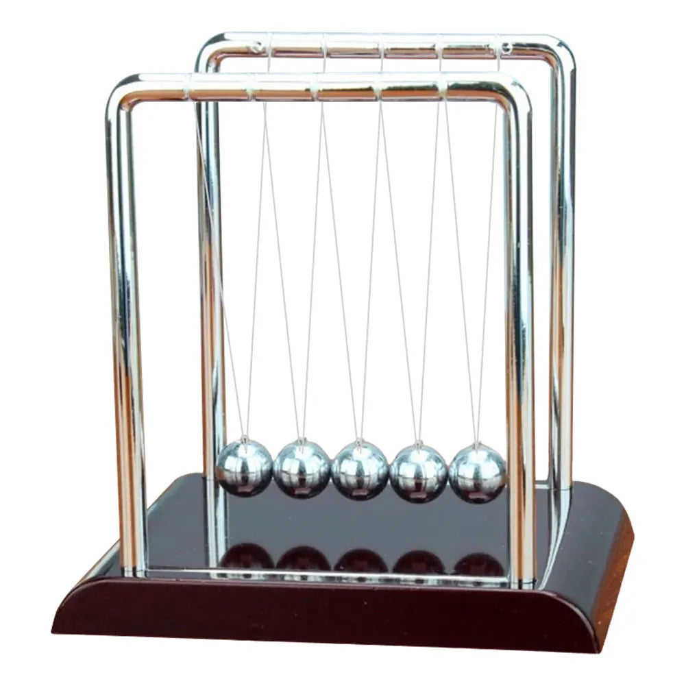 Newton Cradle Balance Steel Balls Physics Pendulum Desk Toy Stress Relief