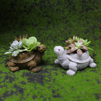 Cartoon Turtle Resin Succulent Flower Pot