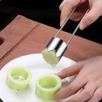 Stainless Steel Fruit Corer – Apple & Pear Core Remover Tool (16cm)