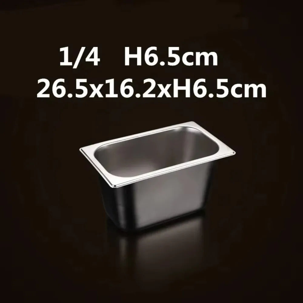 304 Stainless Steel Food Storage Pan – Durable Buffet & Kitchen Use