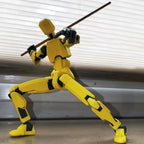 3D Printed Multi-Jointed Action Figure Poseable Robot Toy for Kids & Adults