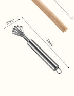 Coconut Opener Tool Set – Stainless Steel Coconut Cutter & Rubber Hammer, Safe & Easy to Use