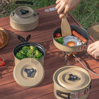Eco-Friendly 9-in-1 Portable Camping Cookware Set – Lightweight & Durable
