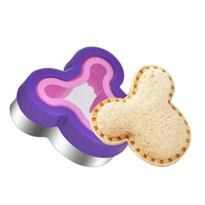 Stainless Steel Sandwich Cutter – Fun Animal Shapes, Food-Grade