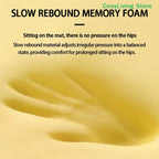 Memory Foam Seat Cushion Knit Cover Polyester Cotton 40x40/45x45 cm