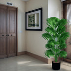 43.3" Artificial Palm Tree Large Tropical Plant Indoor Outdoor