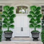43.3" Artificial Palm Tree Large Tropical Plant Indoor Outdoor