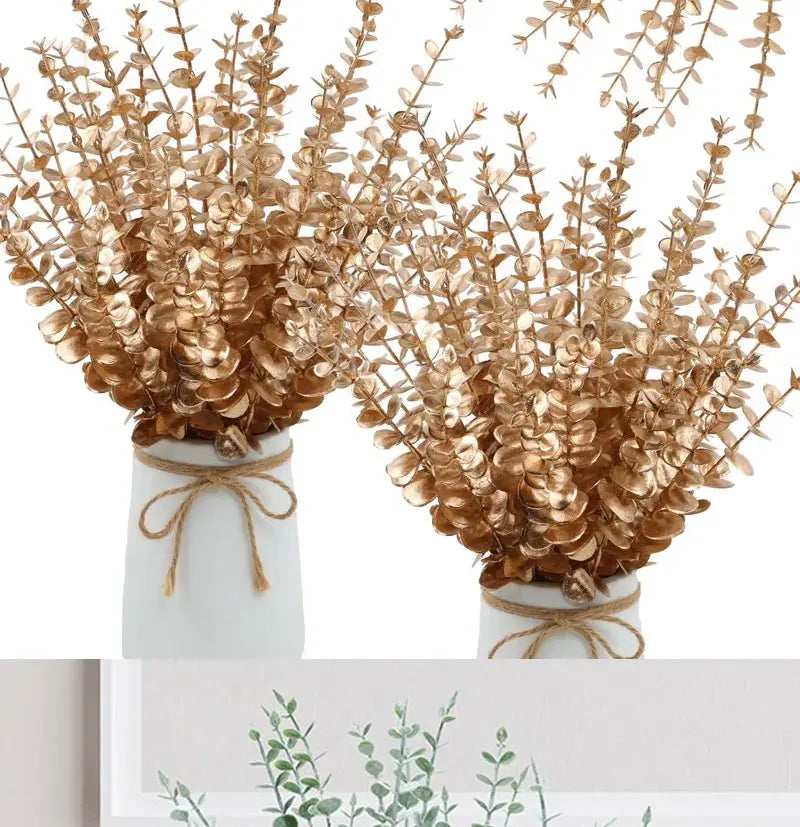 Artificial Eucalyptus Leaves Bouquet 41cm Decor
