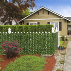 Amuixui Artificial Leaf Fence Panel Outdoor Privacy & Decorative Decor