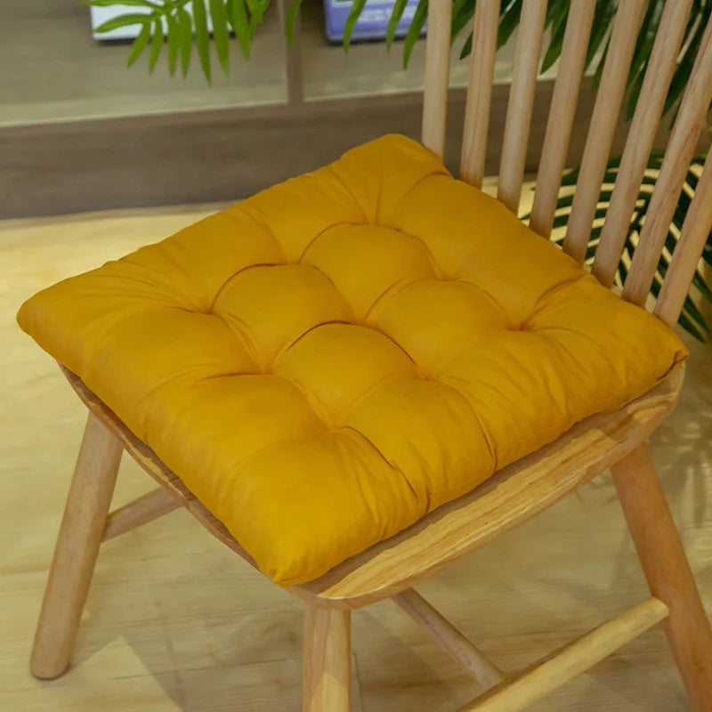 Memory Cotton Seat Cushion Rectangle Polyester Nonwoven Dining Chair