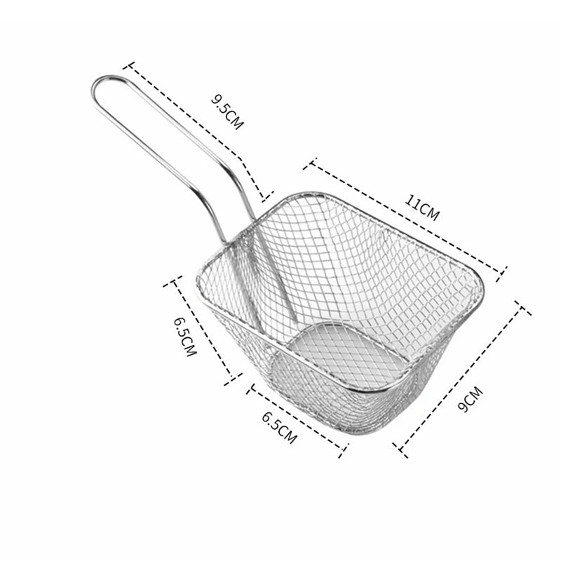 Eco-Friendly Stainless Steel French Fry Basket – Safe & Durable