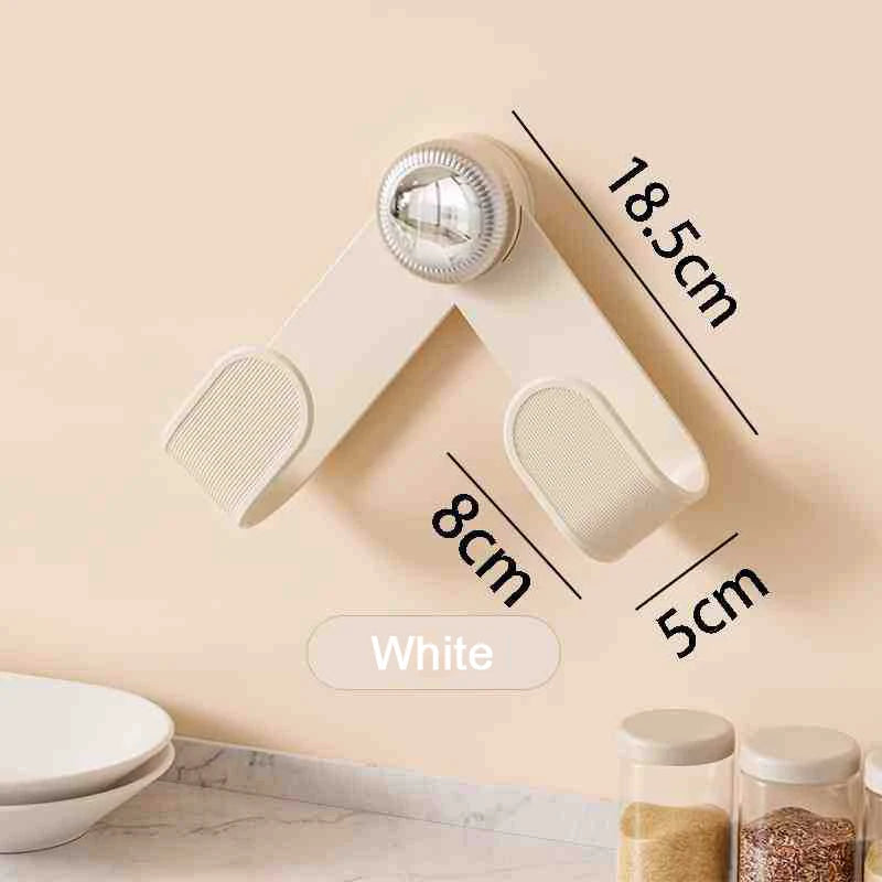 Adjustable Pot Lid Holder – Wall-Mounted, Space-Saving Organizer