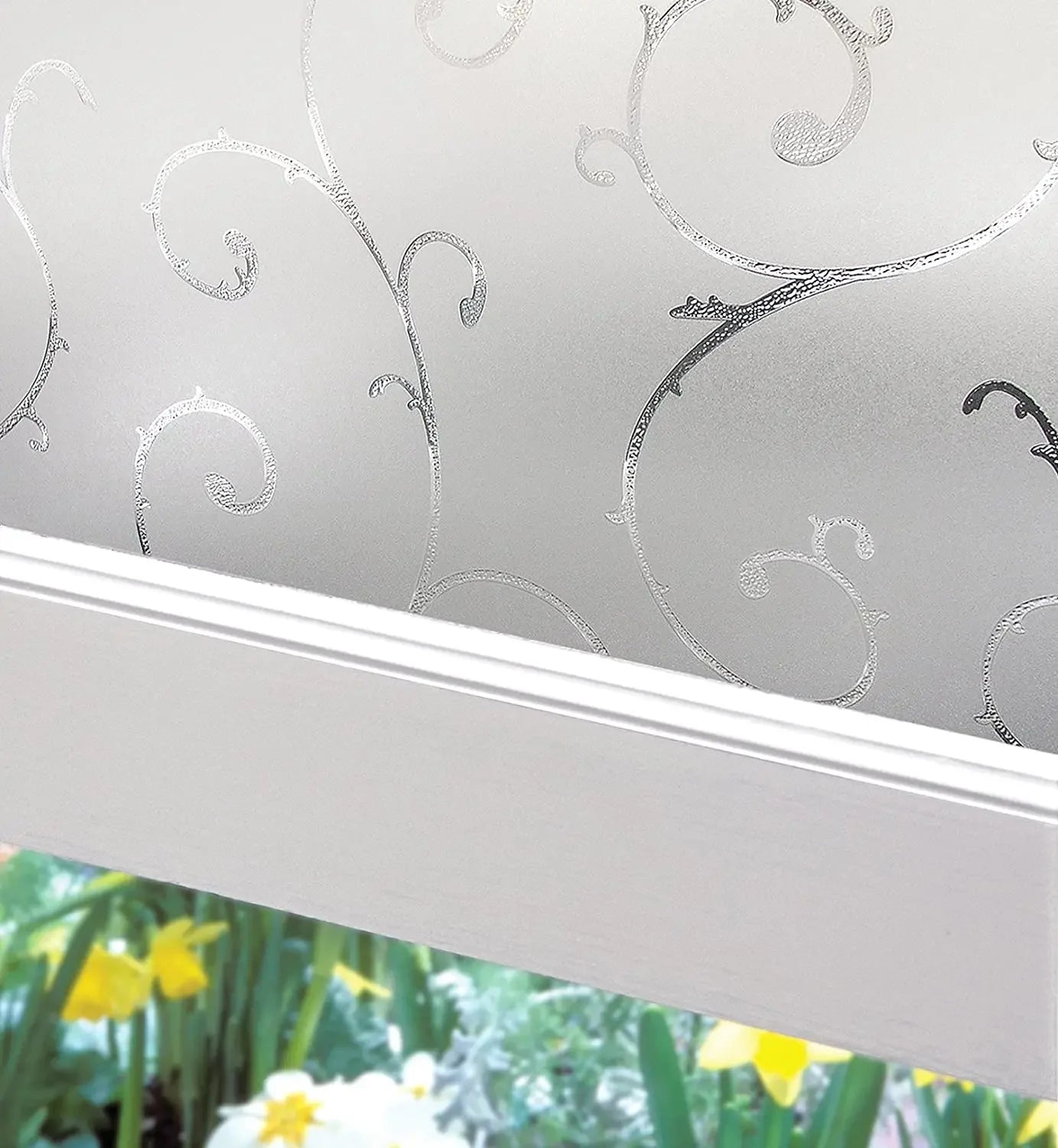 3D Matte Privacy Window Film Frosted Static Cling Glass Cover