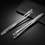 2-Piece 304 Stainless Steel Kitchen Tongs Set – 24cm & 28cm