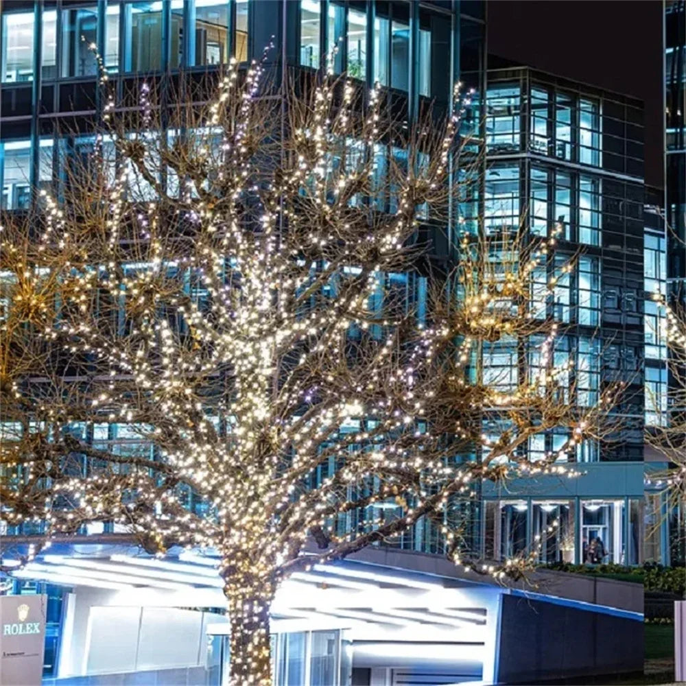 Solar LED String Lights 30M IP65 Waterproof RGB Holiday