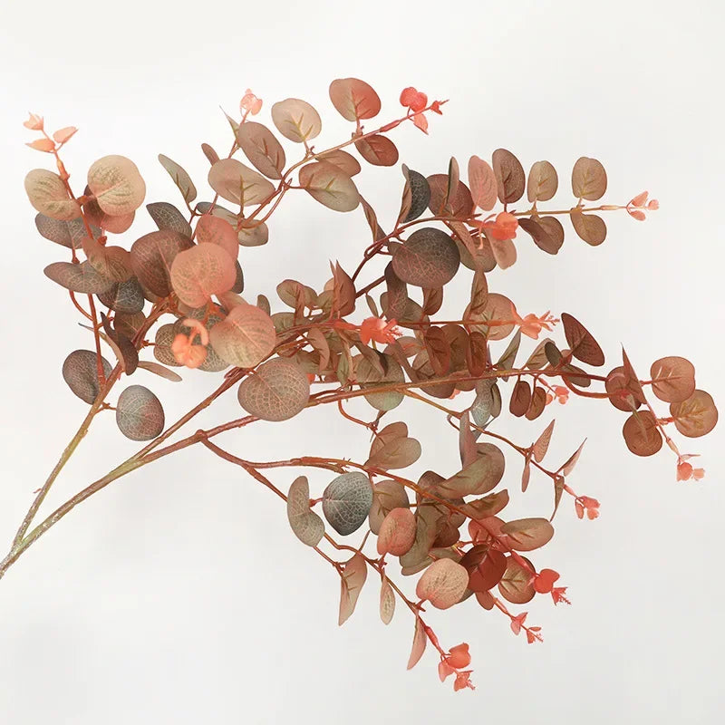 70cm Artificial Autumn Eucalyptus Leaf Plant Wedding & Home Decor