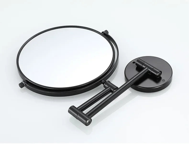 Wall-Mounted Dual-Sided 8-Inch Magnifying Mirror for Makeup and Grooming