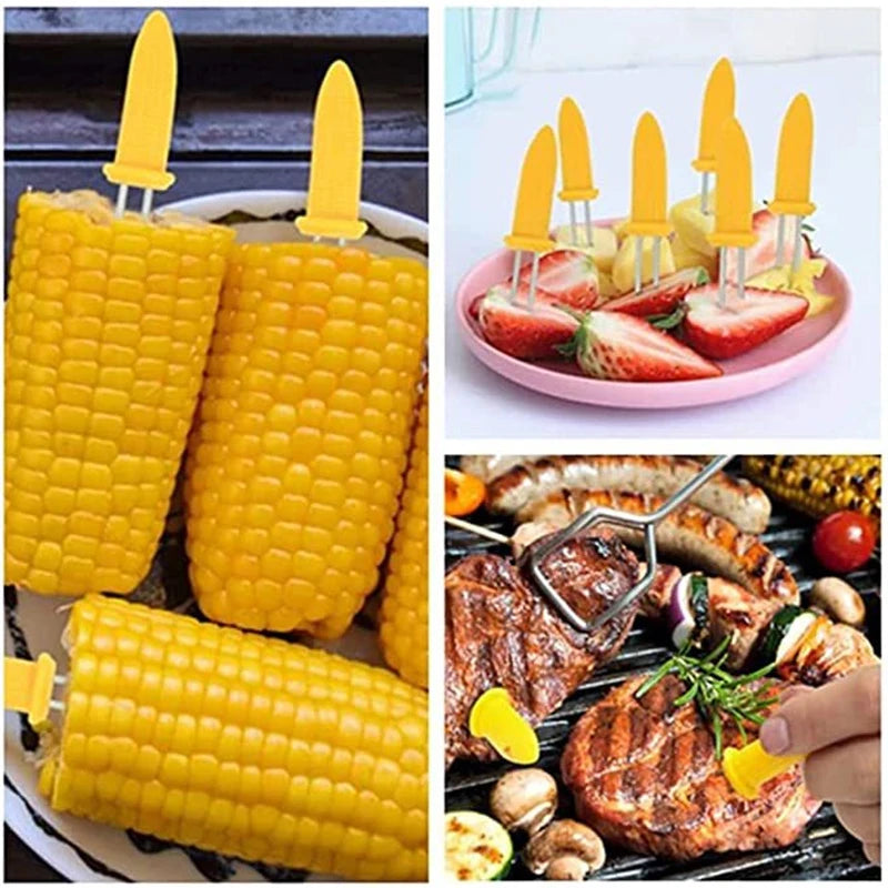 Durable and Convenient Corn Holders for BBQ and Picnics
