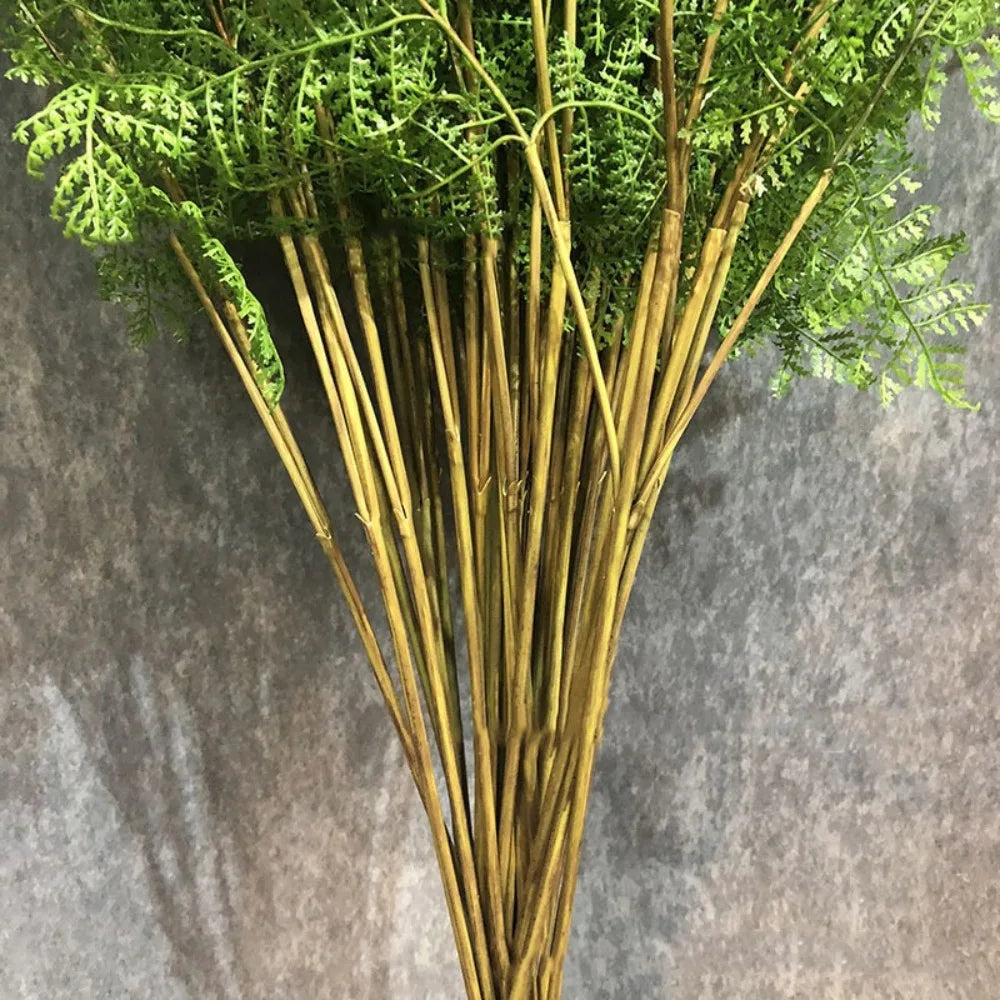 Artificial Fern Plant Branch Outdoor Exhibition Decoration
