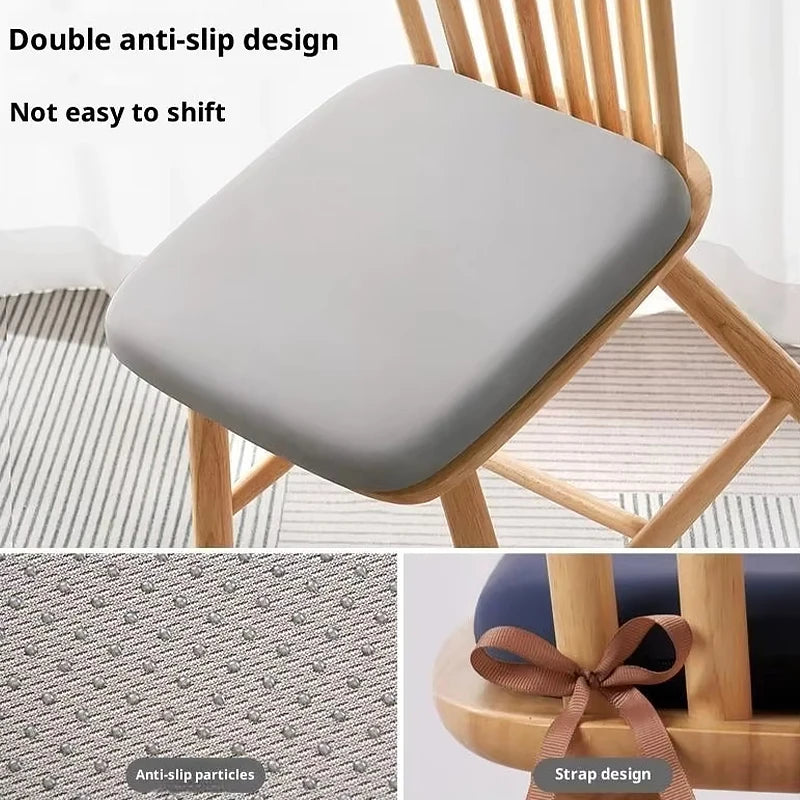 Memory Foam Seat Cushion Polyester Cotton Knit Cover 40x40/45x45 cm
