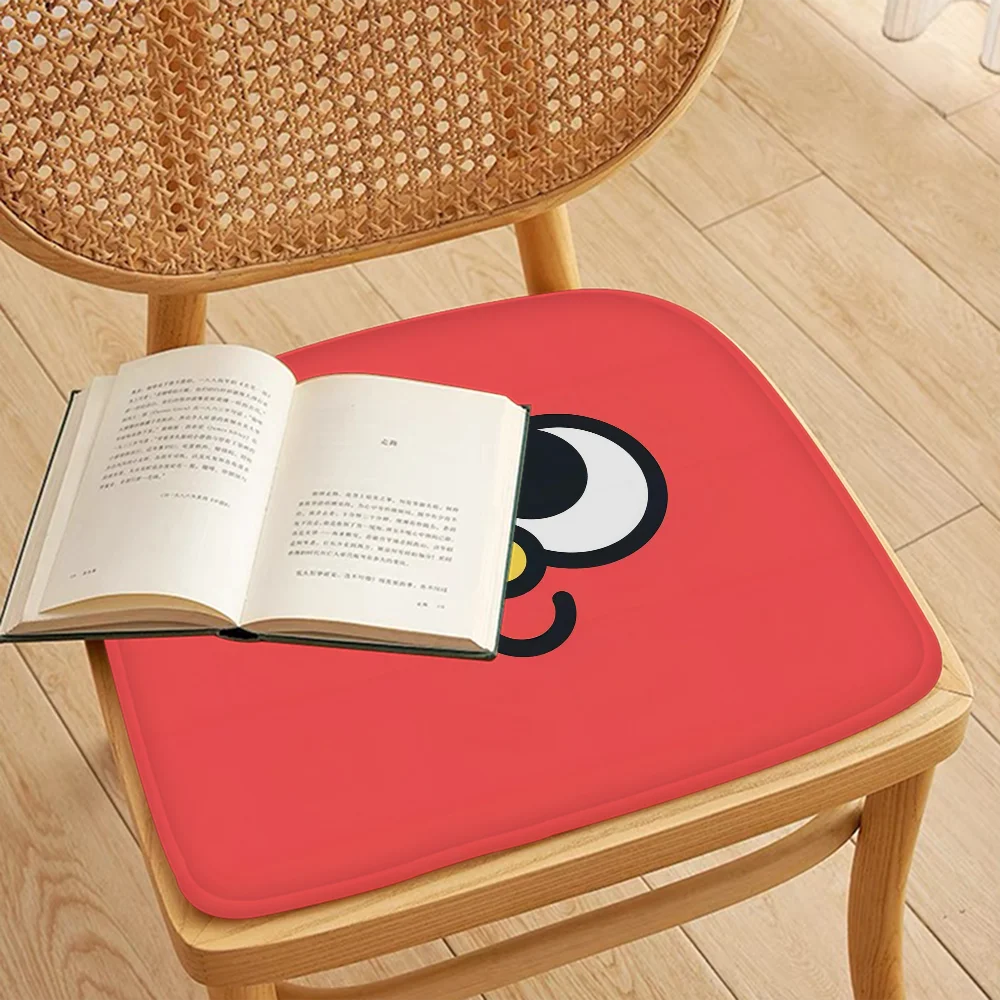 Funny Emoji Cartoon Seat Cushion – Square/Round, Soft & Breathable
