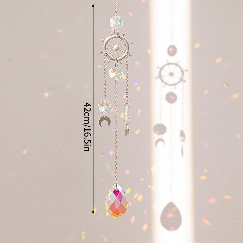 Crystal Dreamcatcher Sun Catcher Wall & Garden Hanging Decor